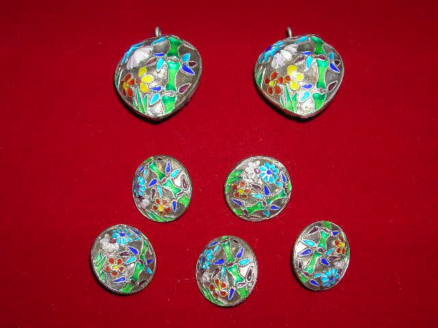 은사군자 칠보단추