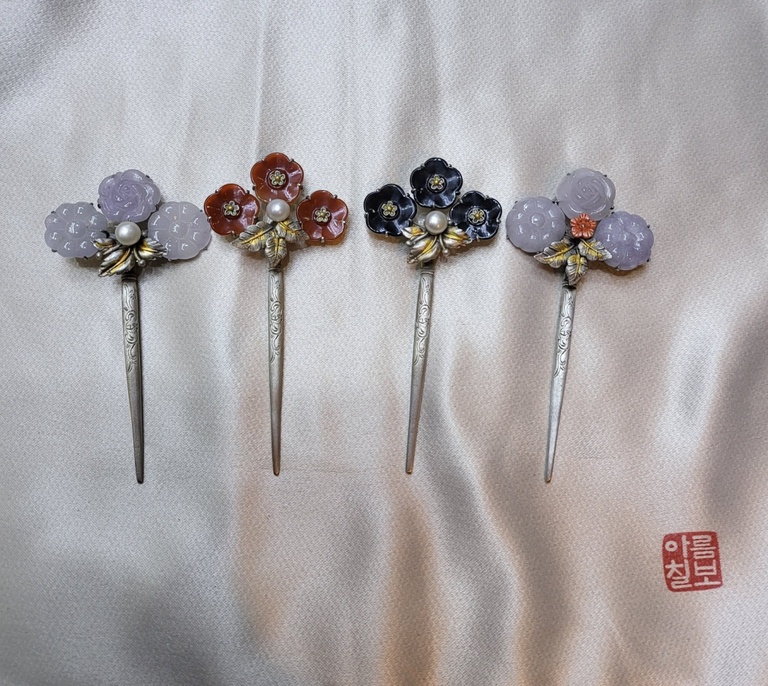 세잎꽃원석꽂이