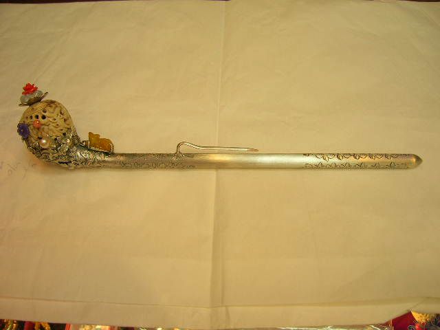 봉황투각조각비녀